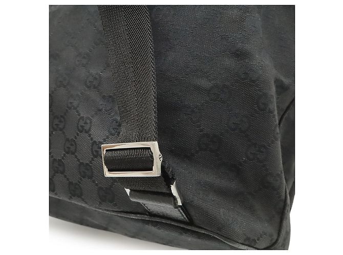 Zaino Gucci GG Canvas Jackie Line Nero - vista 6