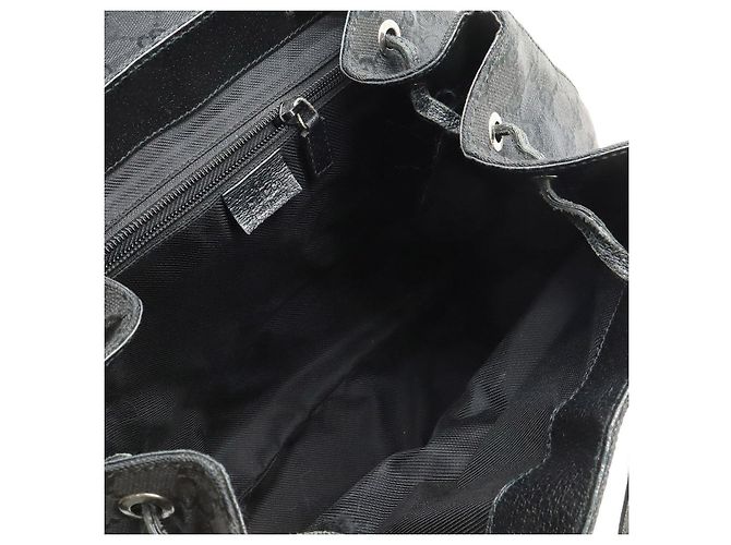 Zaino Gucci GG Canvas Jackie Line Nero - vista 8