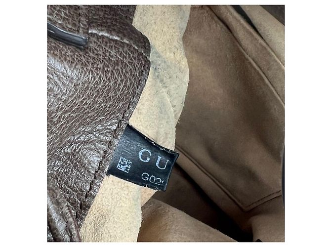 Borsa secchiello piccola Gucci GG Supreme Ophidia Web marrone - vista 9
