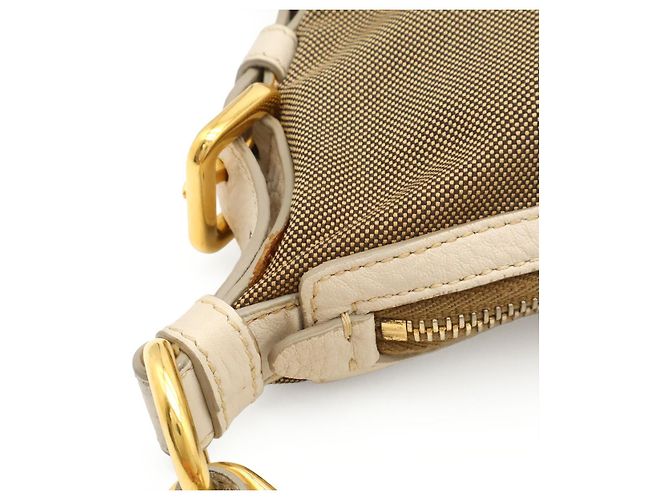 Borsa a tracolla Prada in jacquard con logo Multicolore - vista 7