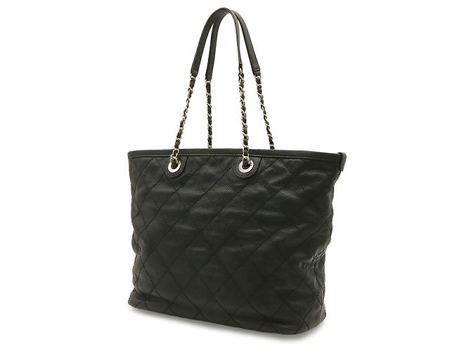 Chanel Matelassé Chain Tote Schwarz - Ansicht 2