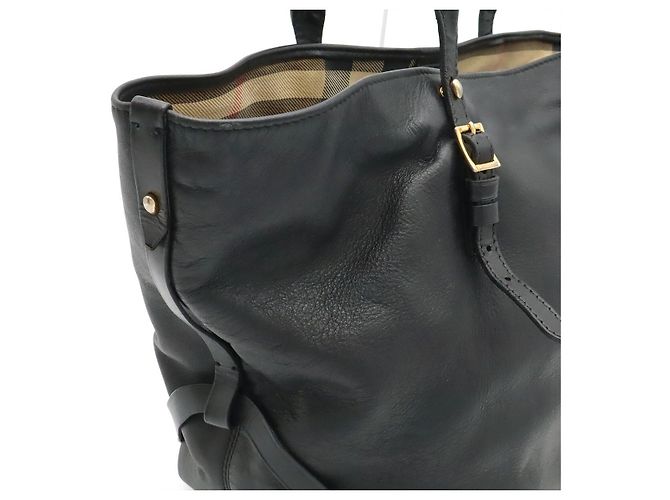 Burberry Check Tote Bag Schwarz - Ansicht 7