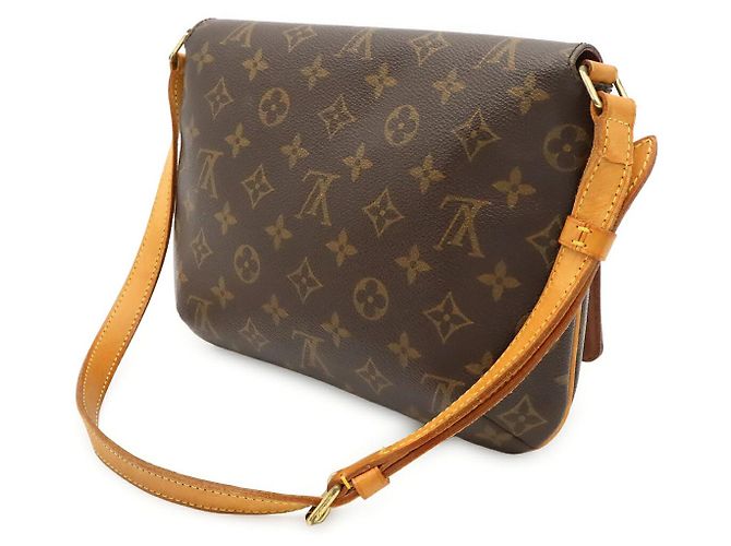 Borsa a spalla corta Louis Vuitton Musette Tango Marrone - vista 2