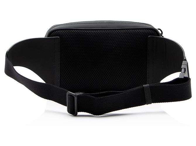 Borsa cintura Gucci GG Rubber Effect Nero - vista 3