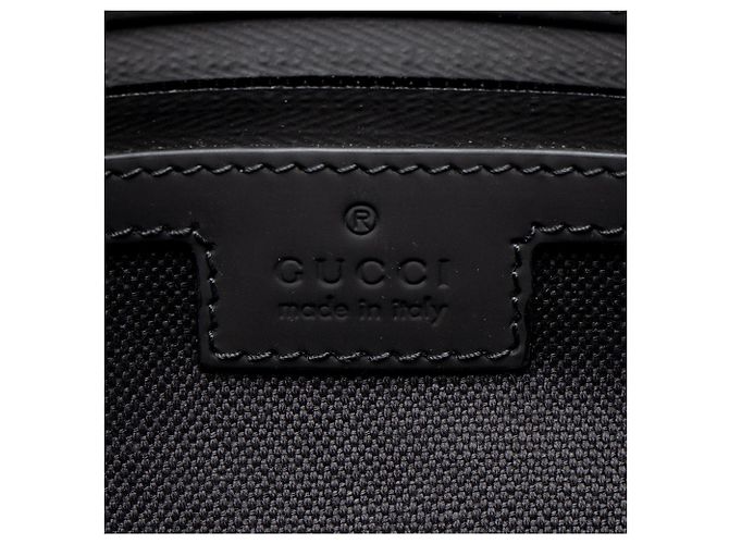 Borsa cintura Gucci GG Rubber Effect Nero - vista 8