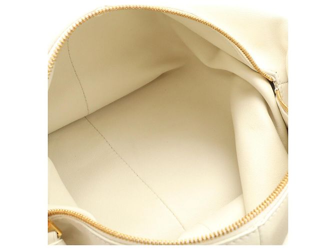 Borsa Bottega Veneta Double Knot Bianco - vista 8