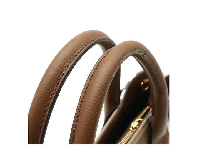 Borsa a mano Burberry Banner House Check Marrone - vista 4