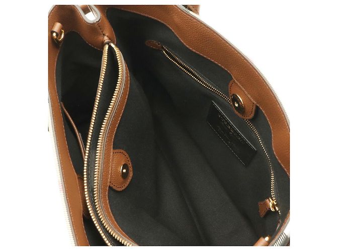 Borsa a mano Burberry Banner House Check Marrone - vista 5