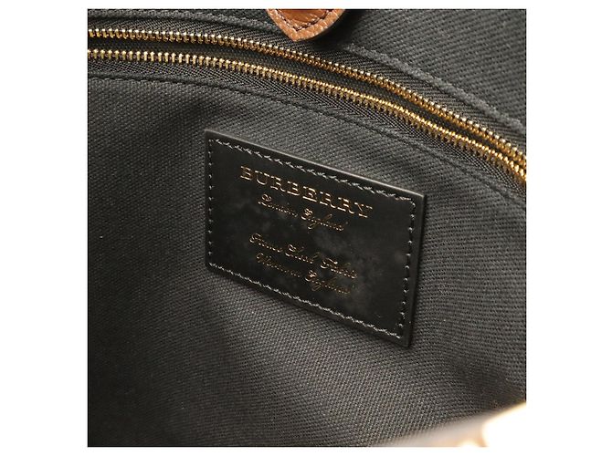 Borsa a mano Burberry Banner House Check Marrone - vista 6