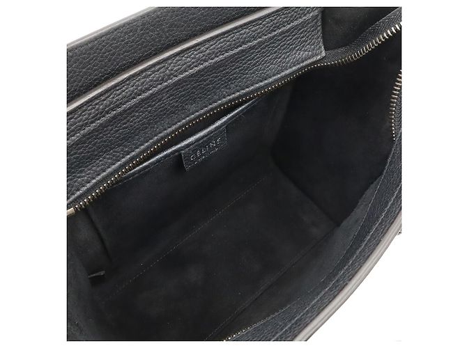 Céline Borsa Celine Luggage Nano Shopper Nero - vista 6