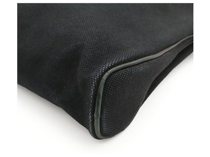 Borsa Tote Hermès Nera in Tela Nero - view 3