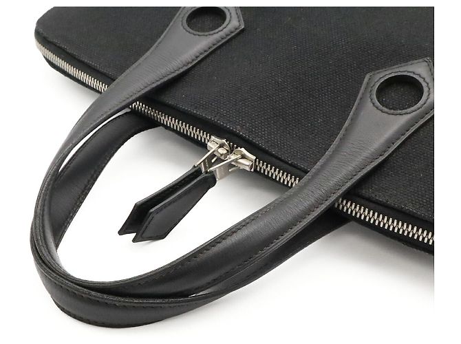 Borsa Tote Hermès Nera in Tela Nero - view 4