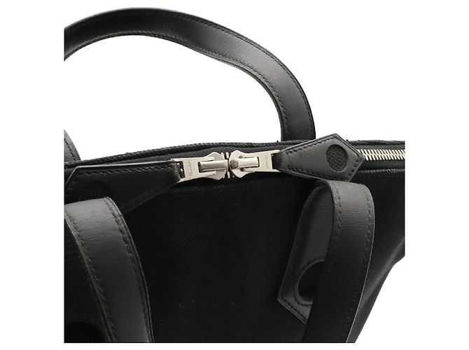 Borsa Tote Hermès Nera in Tela Nero - view 5