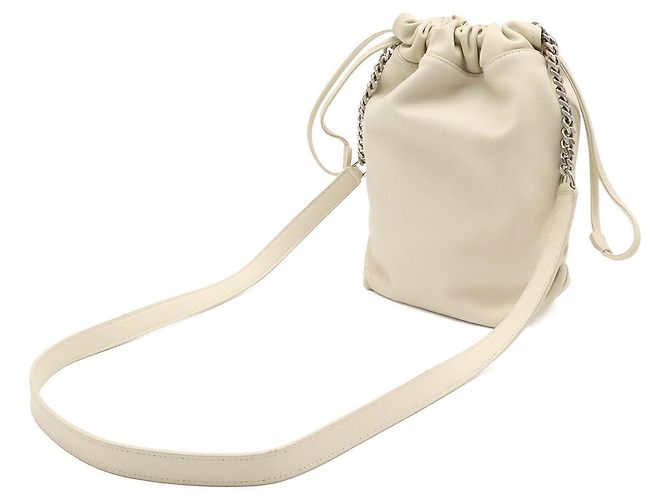 Autre Marque Borsa a tracolla Yves Saint Laurent Teddy Chain Marrone Beige - vista 2