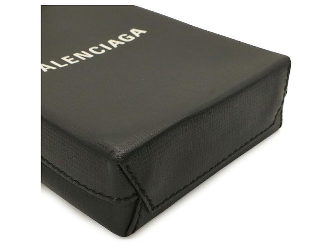 Balenciaga Phone Holder Pochette Nero - vista 3
