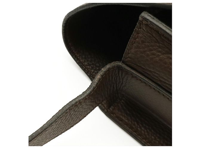 Hermès Borsa a tracolla Hermes Steve Buzas 35 Marrone - vista 4