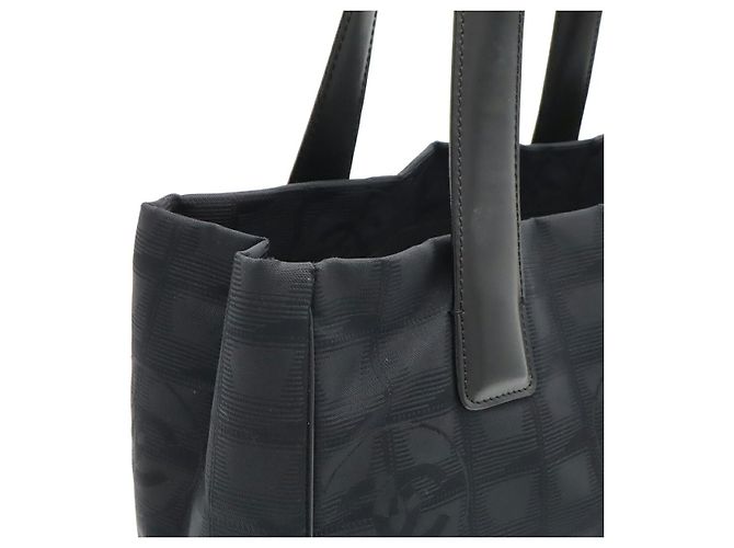 Borsa Tote Chanel New Travel Line Nero - vista 4