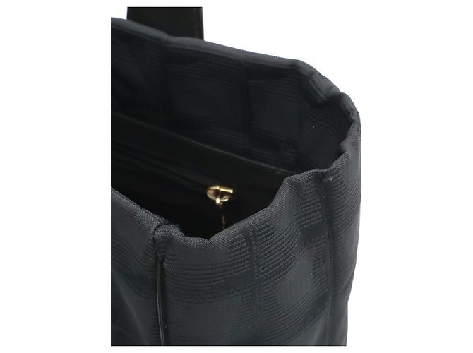 Borsa Tote Chanel New Travel Line Nero - vista 8