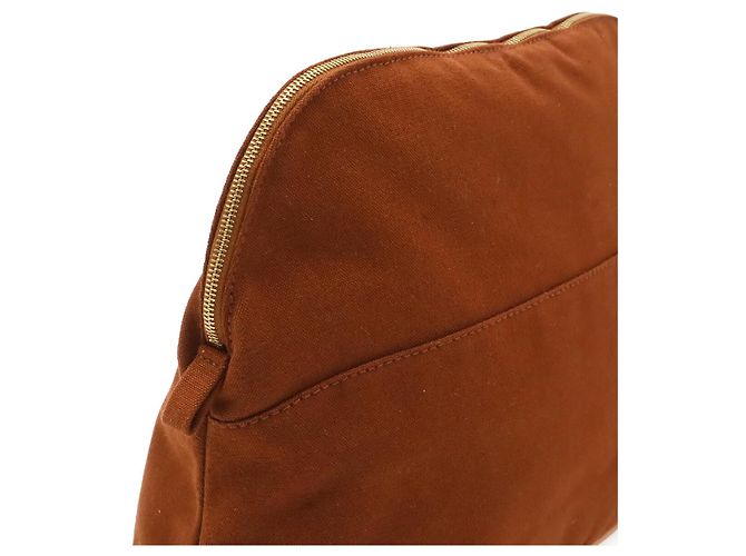 Pochette Hermès Bolide Marrone in Tela - vista 6