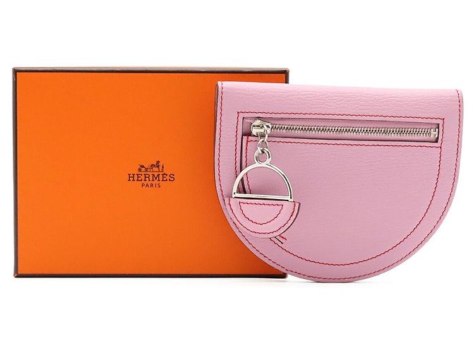 Hermès In The Loop Compact Coin Case Rosa - vista 7