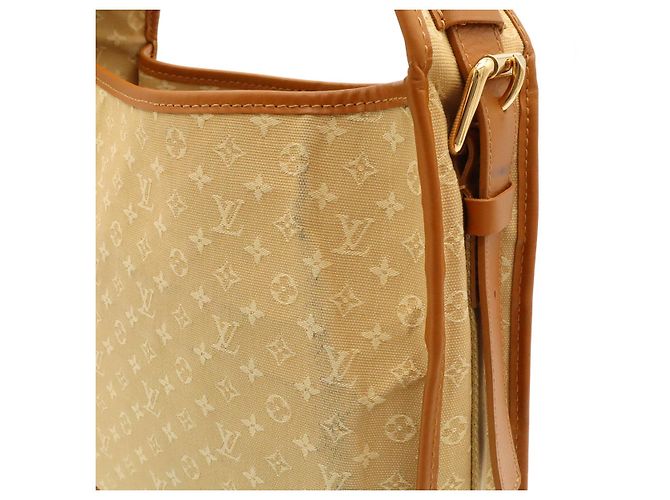 Louis Vuitton Monogram Mini Schultertasche Braun Beige - Ansicht 4