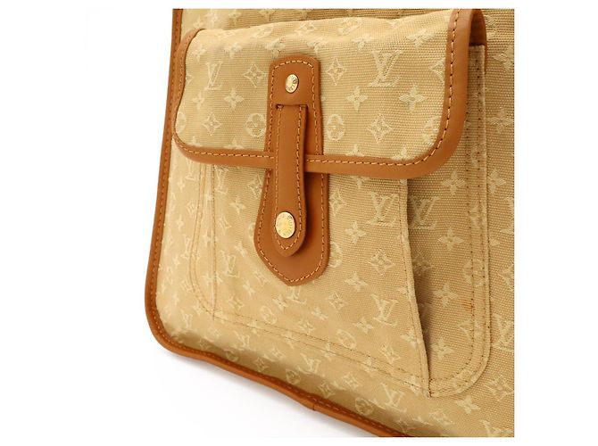 Louis Vuitton Monogram Mini Schultertasche Braun Beige - Ansicht 8