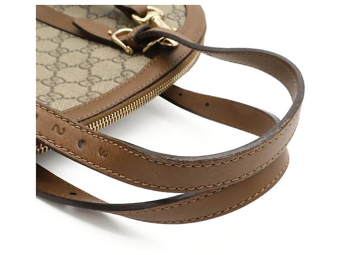 Borsa a tracolla 2WAY Gucci GG Supreme Marrone Beige - vista 4