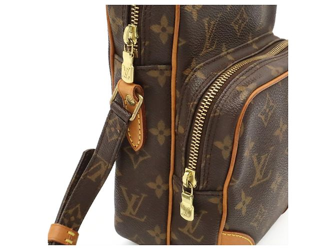 Borsa a tracolla Louis Vuitton Monogram Amazon Marrone - vista 6