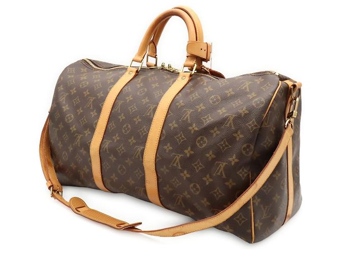 Louis Vuitton Keepall Bandouliere Marrone - vista 2