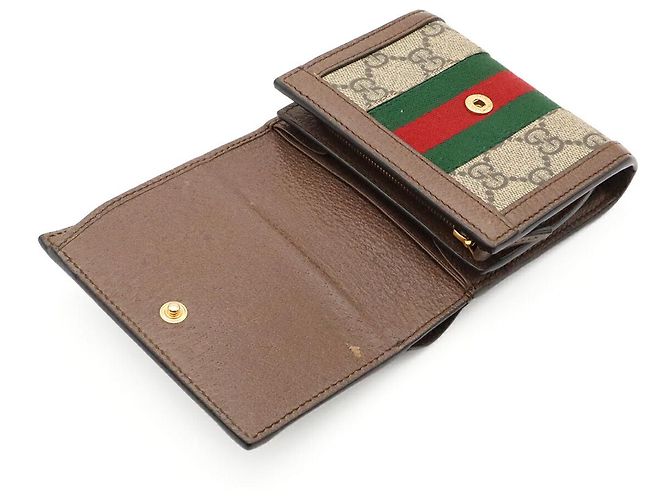 Portafoglio compatto Gucci Ophidia GG Multicolore - vista 5