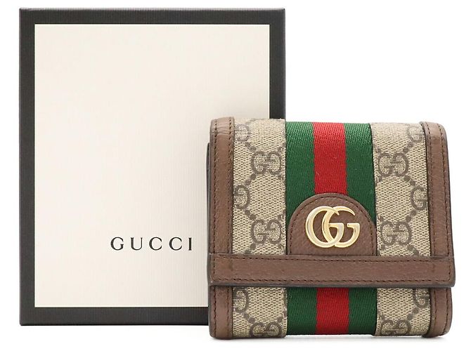 Portafoglio compatto Gucci Ophidia GG Multicolore - vista 9