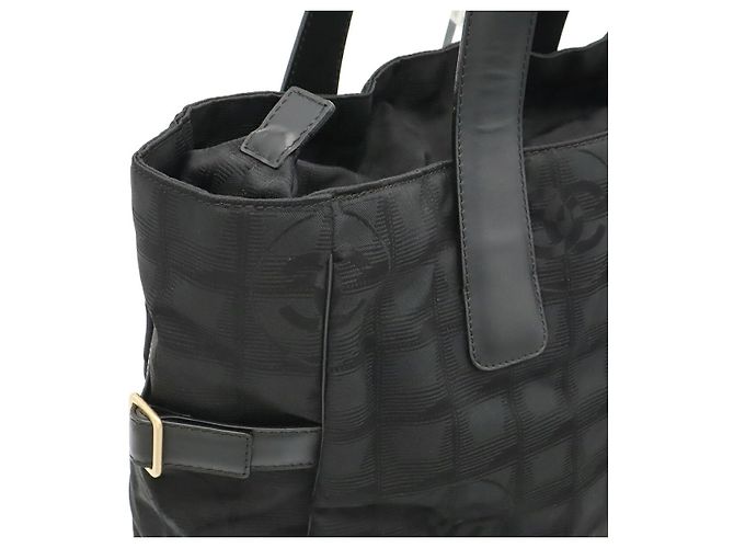 Borsa Tote Chanel New Travel Line Nero - vista 4