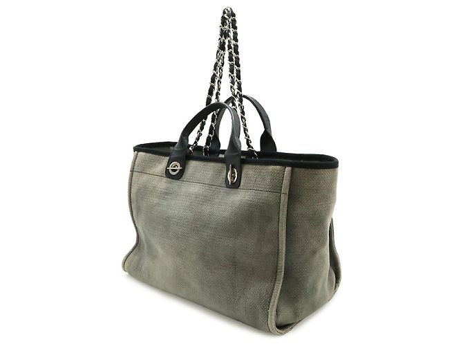 Chanel Deauville Tote Grau - Ansicht 2