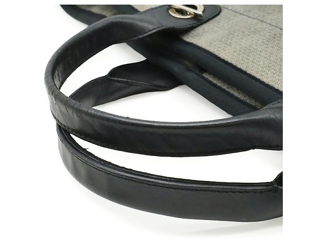 Chanel Deauville Tote Grau - Ansicht 4