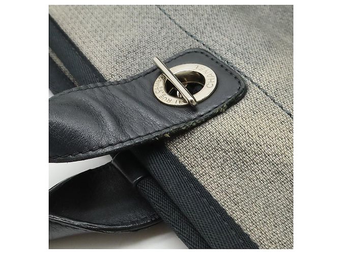 Chanel Deauville Tote Grau - Ansicht 5