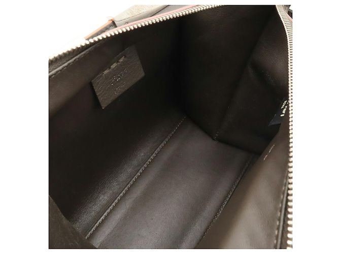 Borsa 2-Way Fendi Petit Trois Jour Mini Grigio - vista 6