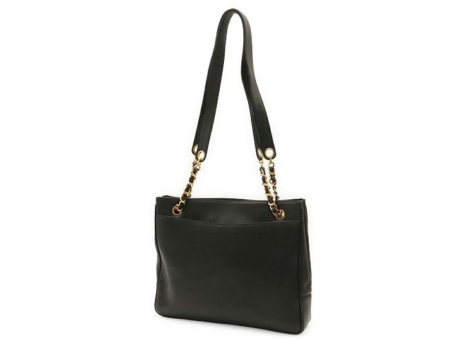 2.55 Bolso Tote Chanel Coco Mark Chain Negro - vista 2