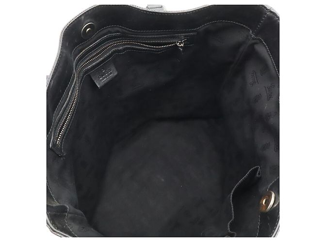 Borsa Tote Gucci GG Stampata Nero - vista 5
