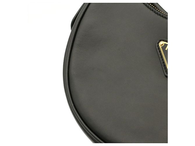 Borsa a tracolla Prada Arche in pelle Nero - vista 4