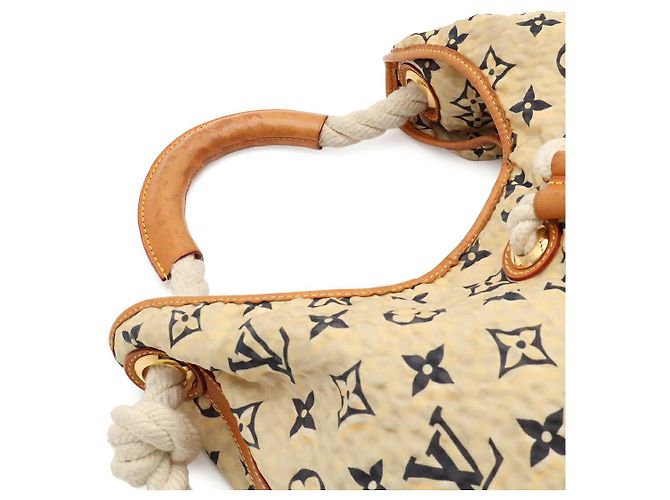 Borsa a tracolla Louis Vuitton Cruise Line Marrone Beige - vista 5