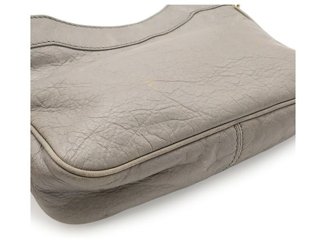 Borsa a tracolla Balenciaga Giant Hip Grigio - vista 6