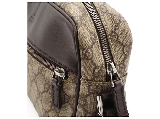 Borsa a tracolla Gucci GG Supreme Marrone Beige - vista 6