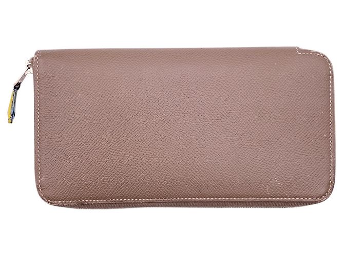 Hermès Portafoglio in pelle Hermes Azap Grigio - vista 3