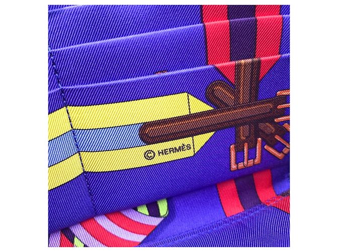 Hermès Portafoglio in pelle Hermes Azap Grigio - vista 6