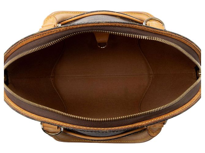 Borsa Louis Vuitton Vintage Monogram Canvas Ellipse PM Marrone - vista 7