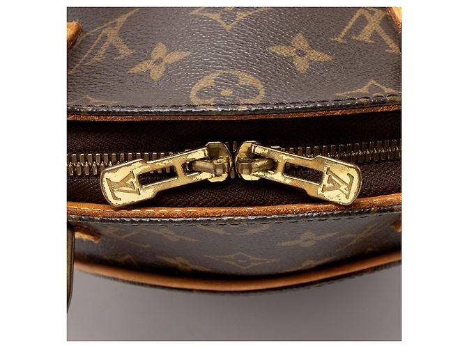 Borsa Louis Vuitton Vintage Monogram Canvas Ellipse PM Marrone - vista 9