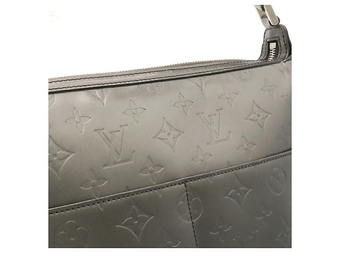 Bolso de hombro Louis Vuitton Monogram Mat Sutter Negro - vista 8