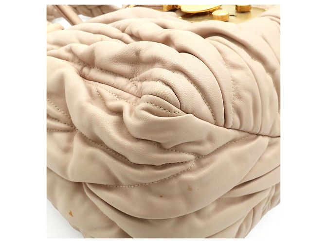 Borsa Miu Miu Matelassé Gather Rosa - vista 3