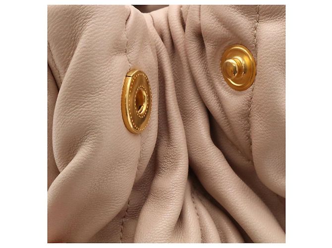 Borsa Miu Miu Matelassé Gather Rosa - vista 6