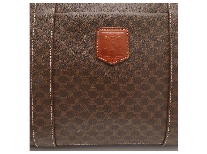 Edge Céline Borsa Tote Celine Macadam Marrone - vista 9